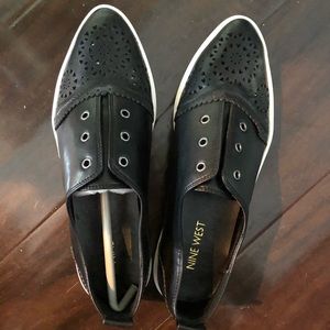 Nine West leather flats